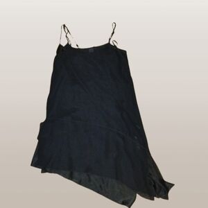 New The Fisher Project/Eileen Fisher‎ Luxury Minimalist Silk Black Dress Size S